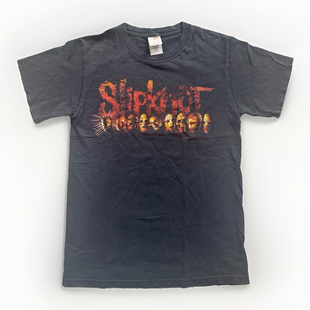 Vintage Y2K Slipknot 2 Sided Graphic T Shirt S